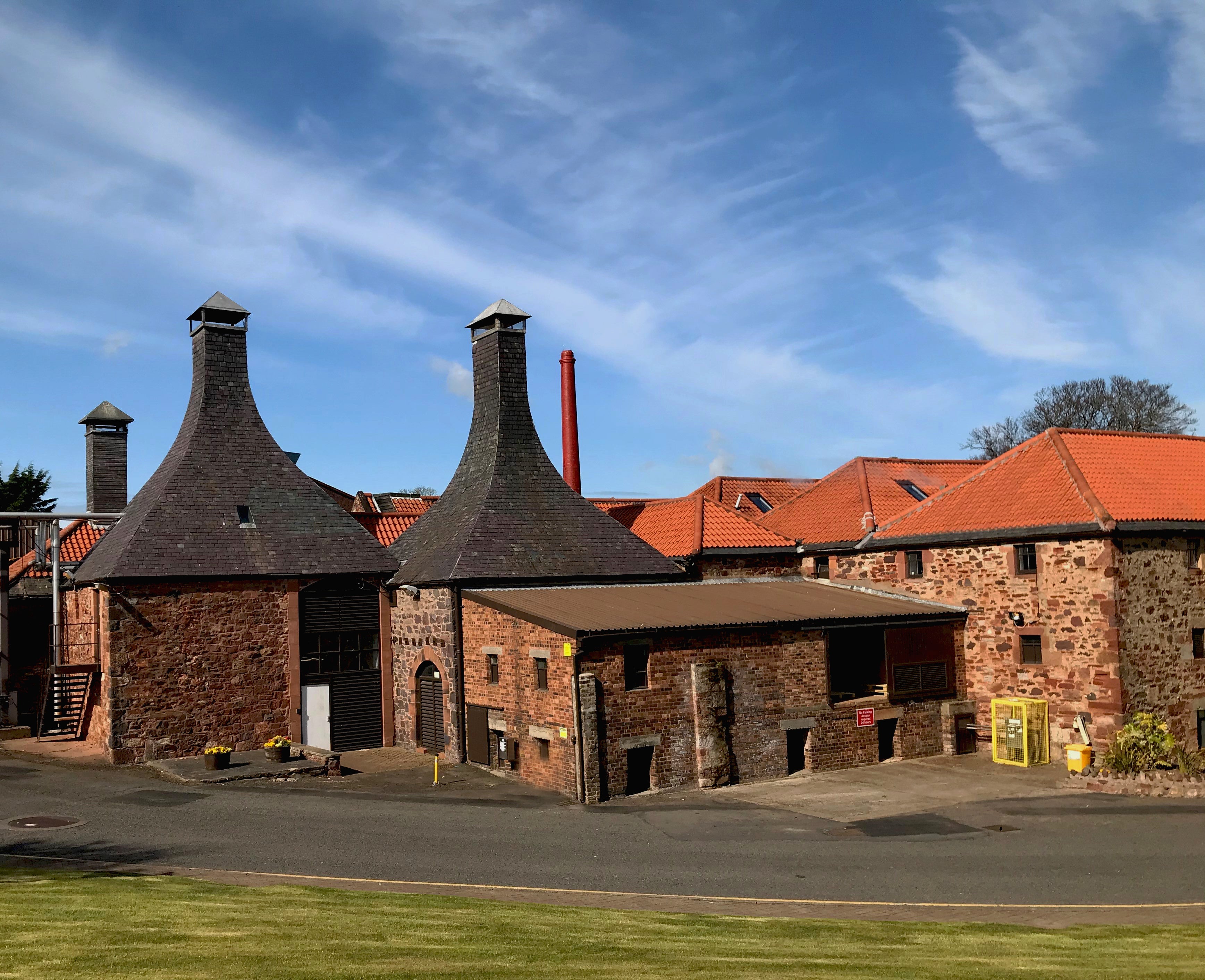 Belhaven brewery building and outside view